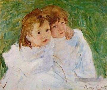  enfants tableaux - Les sœurs mères des enfants Mary Cassatt